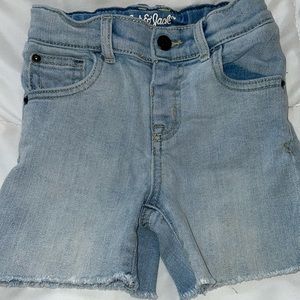 Cat and Jack unisex frayed-hem shorts